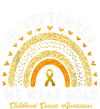 In September We Wear Gold Childhood Cancer Awareness Long Sleeve Shirt