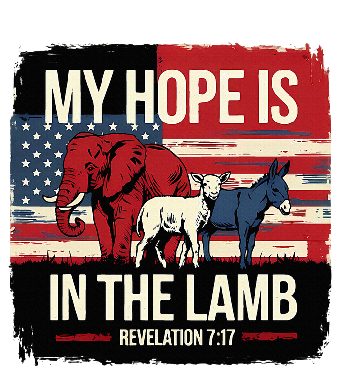 My Hope Is In The Lamb Jesus 2024 Election Women's Strappy Tank