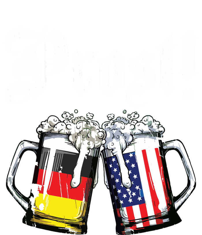 Prost Beer German American Flag Oktoberfest Mug Kids Hoodie