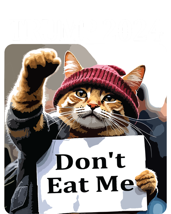 DonT Eat Me Cats For Trump 2024 Sustainable Knit Beanie