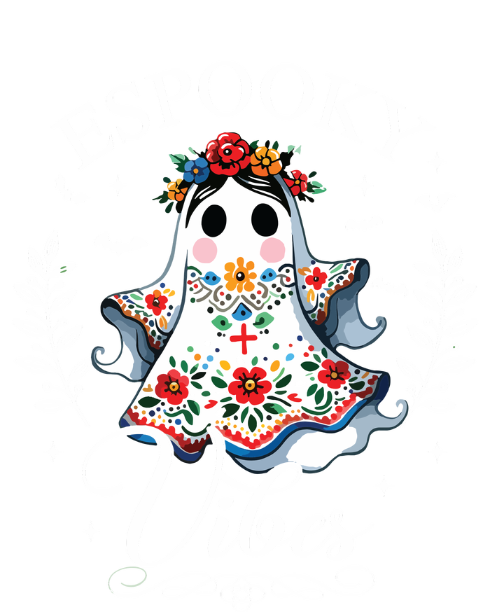 Espooky Vibes Maestra Halloween Spanish Mexican Teacher Women's T-Shirt