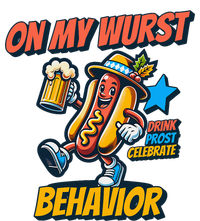 Oktoberfest On My Wurst Behavior German Drinking Party Garment-Dyed Heavyweight T-Shirt