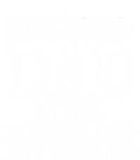 Funny Father Gift Bearded Dad Like A Normal Dad But Cooler Gift Doggie Tank