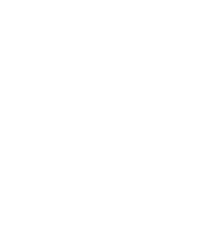 Funny Father Gift Bearded Dad Like A Normal Dad But Cooler Gift Doggie Tank