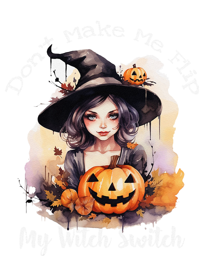 DonT Make Me Flip My Witch Switch Halloween Couples 2024 Pom Pom 12in Knit Beanie