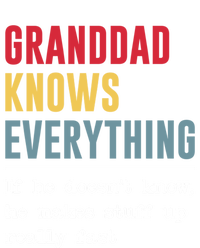 Granddad Knows Everything Gift Funny Grandpa FatherS Day Cool Gift Premium T-Shirt