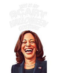 Funny Kamala Harris Scary Halloween Gag President Costume Cooling Performance Long Sleeve Crew