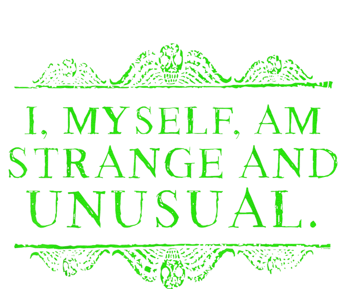 Halloween I Myself Am Strange And Unusual Yupoong Adult 5-Panel Trucker Hat