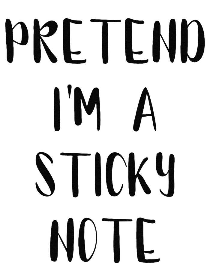 Pretend IM A Sticky Note Funny Lazy Easy Outfit Halloween Magnet