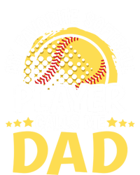 My Favorite Softball Player Calls Me Dad Funny Softball Dad Gift Women's V-Neck T-Shirt