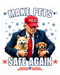 Make Pets Safe Again Funny Pro Trump 2024 Women's V-Neck T-Shirt