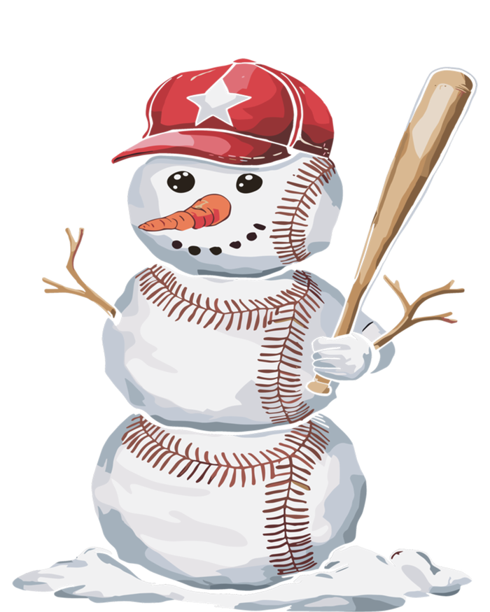 Baseball Snow Balls Snow Christmas Xmas Gift Kids Long Sleeve Shirt