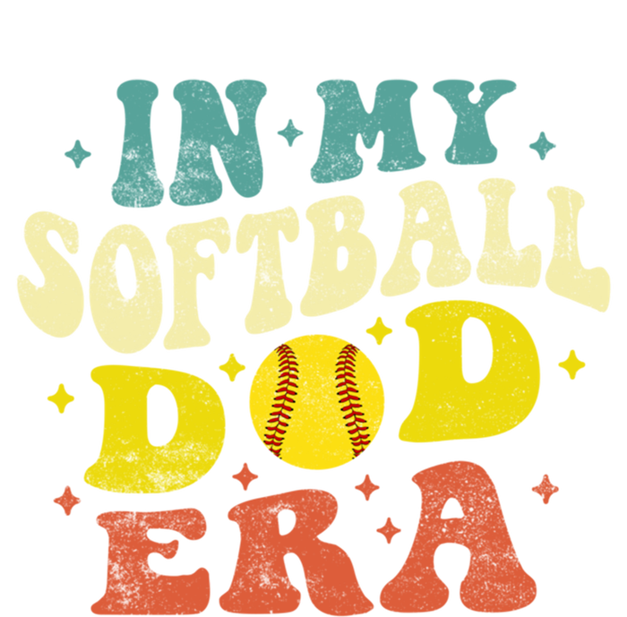 In My Softball Dad Era Vintage Softball Dad Fathers Day Gift T-Shirt