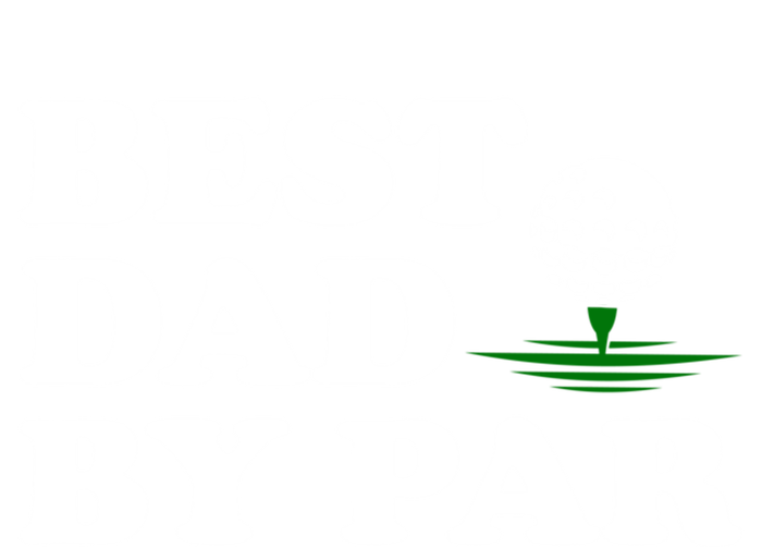 Dad Golf Gift Best Dad By Par Funny FatherS Day Golfing Funny Gift Striped Beanie with Solid Band