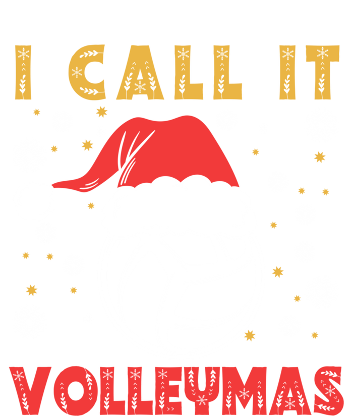 I Call It Volleymas Sport Lover Merry Xmas Christmas Day Gift Stripe Pom Pom Beanie