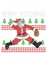 Merry Pitchmas Baseball Pitcher Funny Santa Christmas Gift Button