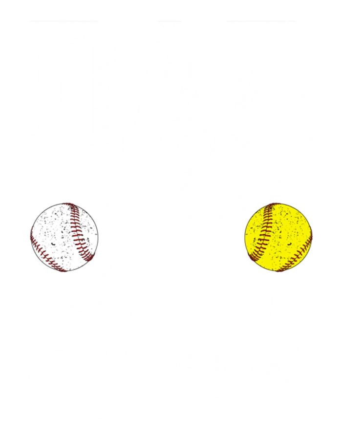 Dad Of Both Proud Softball Baseball Dad Gift T-Shirt