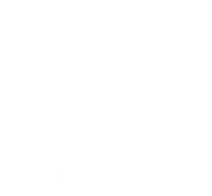 Dad Wedding Gift IM A Proud Dad Of An Awesome Daughter Funny Gift Kids Hoodie