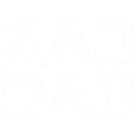 Distressed Dad Gift Retro FatherS Day Quote Vintage Rad Dad Gift USA-Made Snowflake Beanie