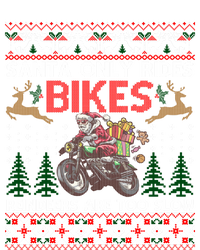 Santa Rides Bikes Christmas Motorcycle Ugly Xmas Cute Gift T-Shirt