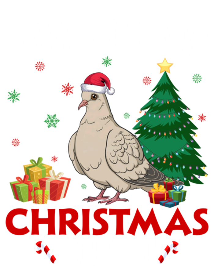 This Is My Mourning Dove Santa Hat Christmas Pajama Cute Gift T-Shirt