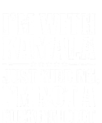 IM With Kamala Just Kidding IM Not A Fucking Idiot Baby Long Sleeve Bodysuit