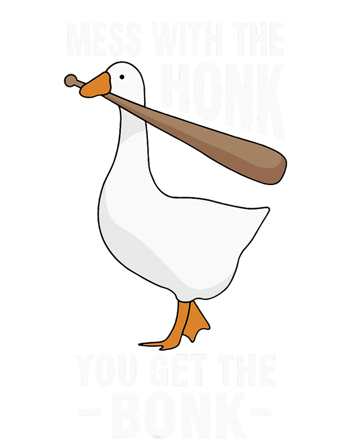 Mess With The Honk You Get The Bonk Women's Racerback Tank