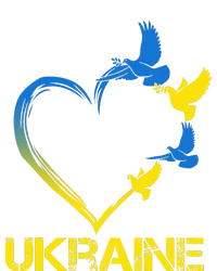 Ukraine Flag Heart Vintage Ukrainian Lovers Ukraine Tall T-Shirt