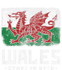 Wales Flag Welsh Dragon Banner Cymru Am Byth Welshman Women's V-Neck T-Shirt