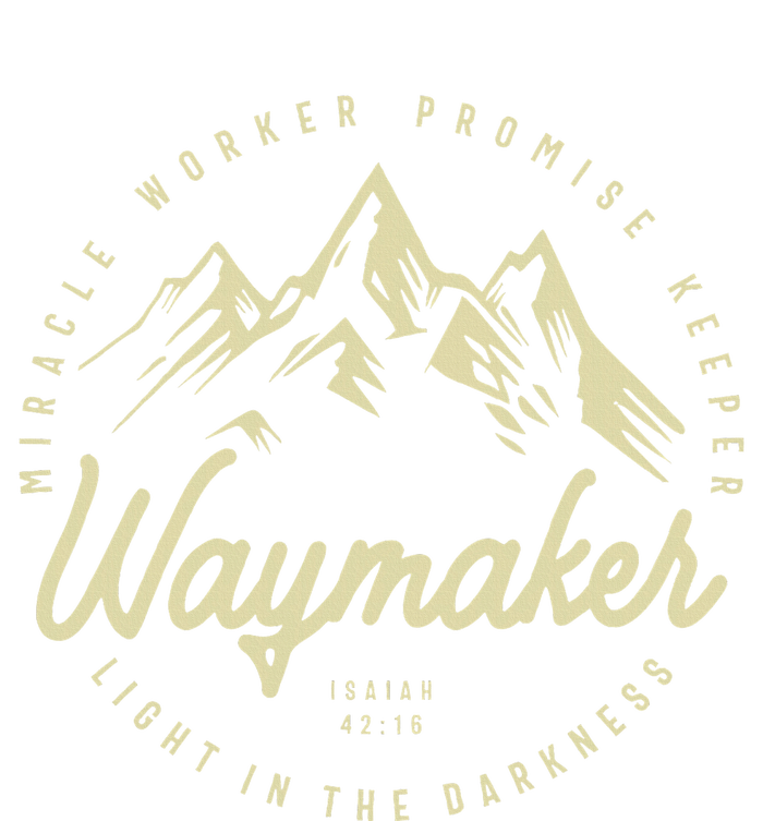 Waymaker Promise Keeper Miracle Worker Christian Sweatshirt Cinch Pack Bag