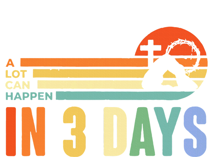 A Lot Can Happen In 3 Days Retro Vintage Sunset T-Shirt