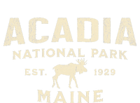 Acadia National Park Women's Knotted Racerback Tank