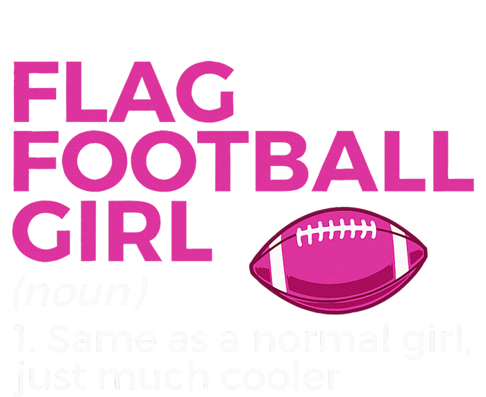 Flag Football Girl Definition T-Shirt