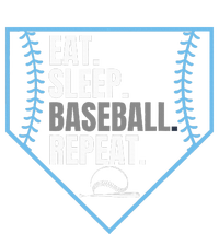 Eat Sleep Baseball Repeat Zip Tote Bag