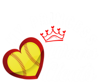 My Princess Wears Cleats Softball Mom Dad Funny Softball Funny Gift Short Acrylic Beanie