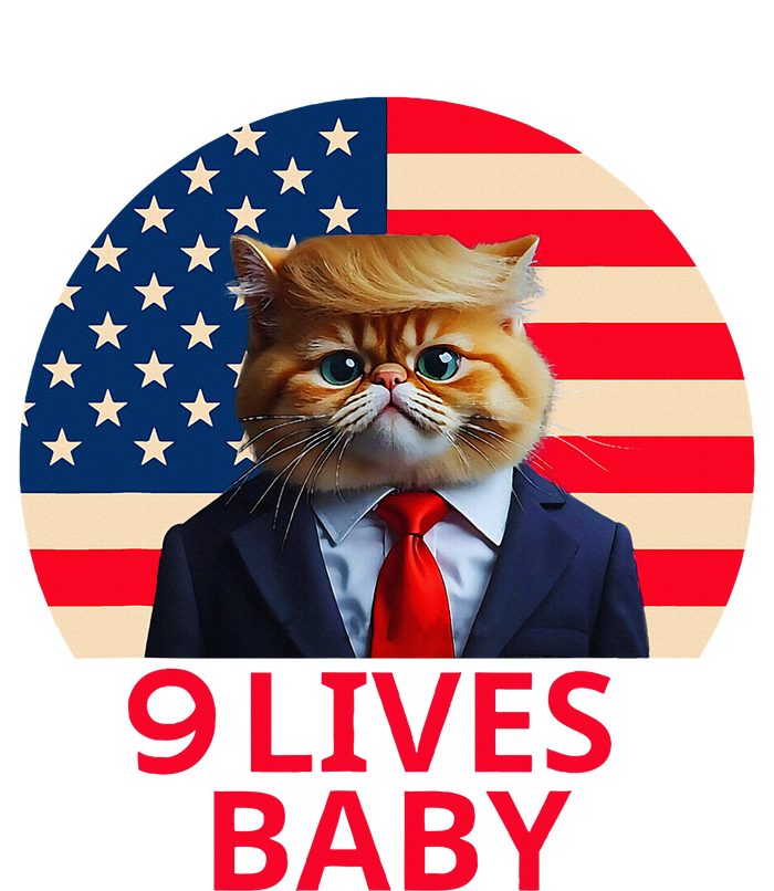 9 Lives Baby Trump Cute Cat 9 Lives Baby Baby Bodysuit