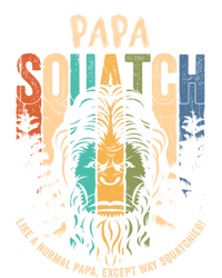 Papa Squatch Funny Bigfoot Papa Fathers Day Sasquatch Gift Bumper Sticker