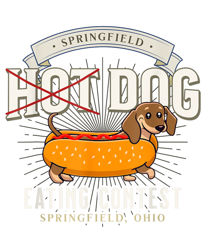 Dog Eating In Springfield Ohio Springfield Dog Cat Eating Springfield Dog Eating T-Shirt