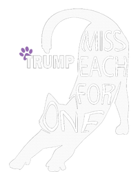 Cat Cute Trump One For Each Ladies Long Sleeve Shirt