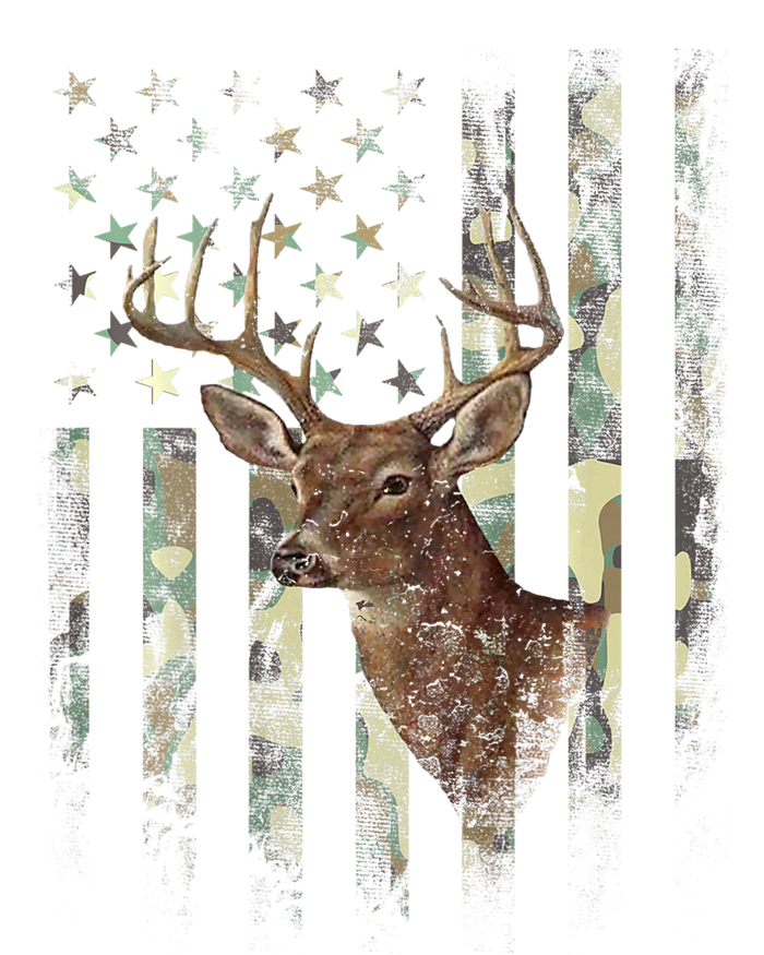 American Flag Deer Hunting Camo Cooling Performance Long Sleeve Crew