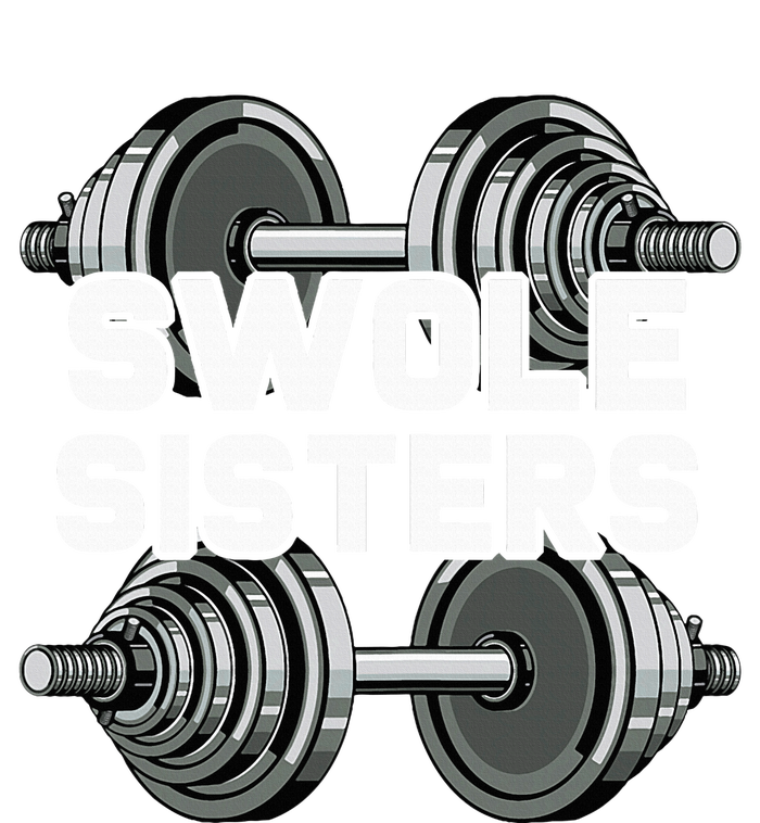 Swole Sisters Powerlifting Gym Workout Swole Gainz Stripe Pom Pom Beanie