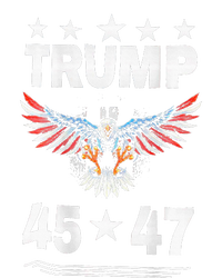 Trump 45 47 Womens Cotton Relaxed Long Sleeve T-Shirt