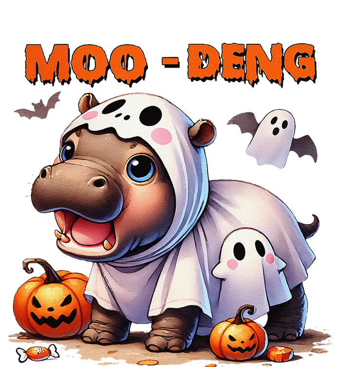 Moo Deng Cute Baby Pygmy Hippo Bouncy Pig In Thai Halloween 25L Jumbo Tote