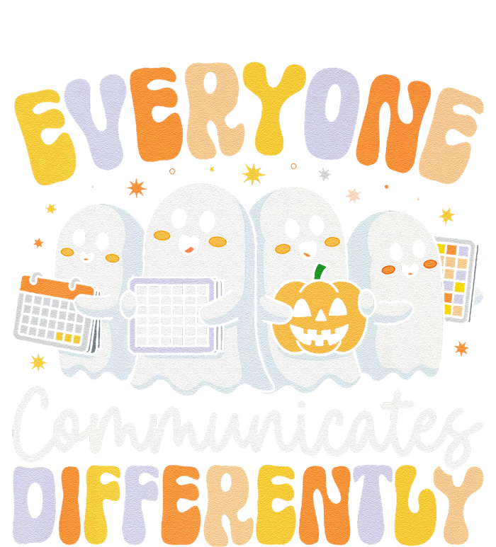 Everyone Communicates Differently Halloween Teacher T-Shirt