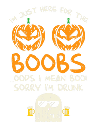 Im Just Here For The Boobs Boos Drunk Ghost Beer Halloween T-Shirt