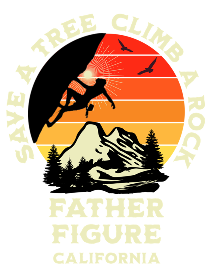 Save A Tree Climb A Rock Father Figure Rock Climbing Funny Gift Tote Bag