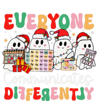 Everyone Communicates Differently Speech Therapy Christmas Kids Long Sleeve Shirt