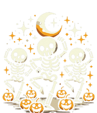 Happy Dancing Skeleton Halloween Pumpkin Fall Gift Women's T-Shirt