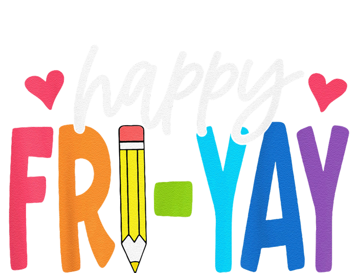 Happy Friyay Funny Fri Yay Teacher Student Friday Weekend Sustainable Knit Beanie