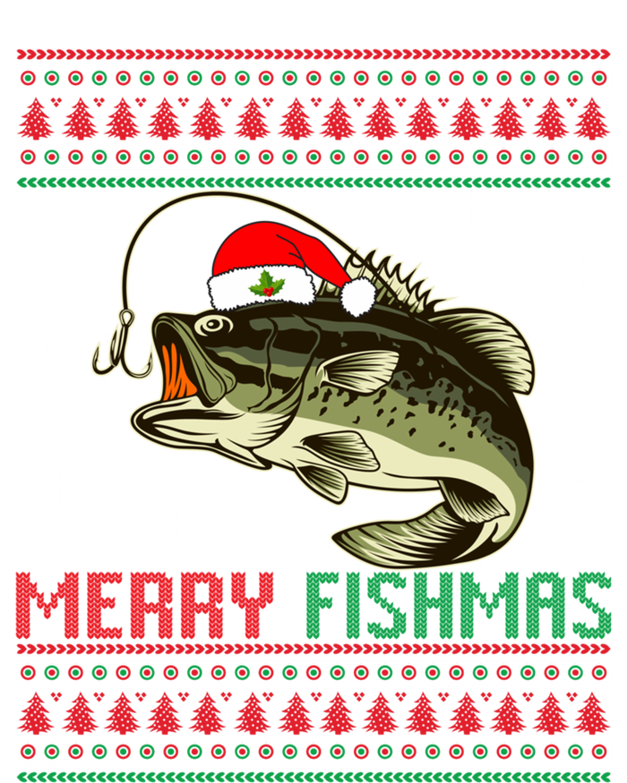 Merry Fishmas Christmas Fish Fisherman Funny Fishing T-Shirt